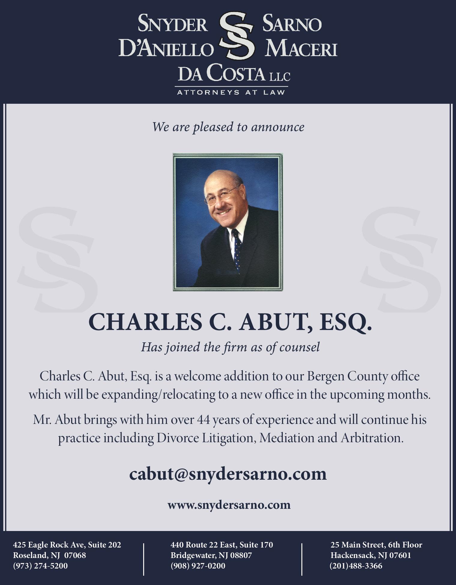 Snyder Sarno D'Aniello Maceri da Costa LLC Roseland,  Office