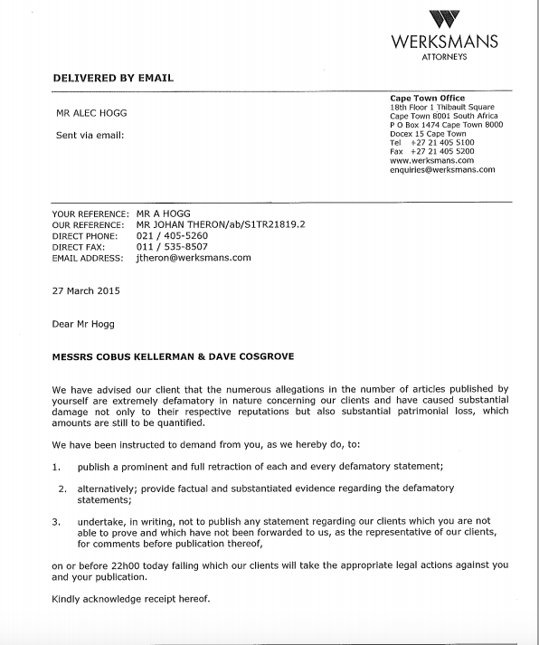 Werksmans Incorporated Cape Town, South Africa Office