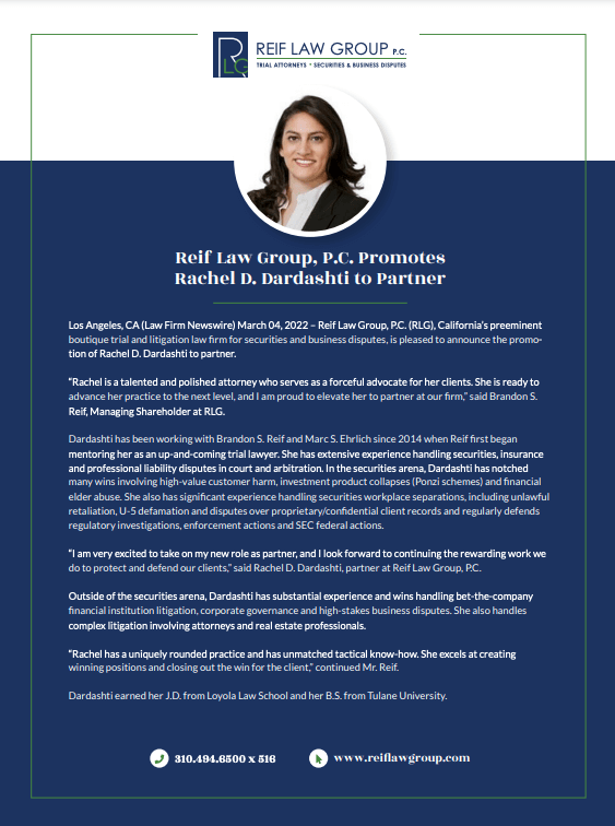 Reif Law Group, P.C Beverly Hills, CA Office