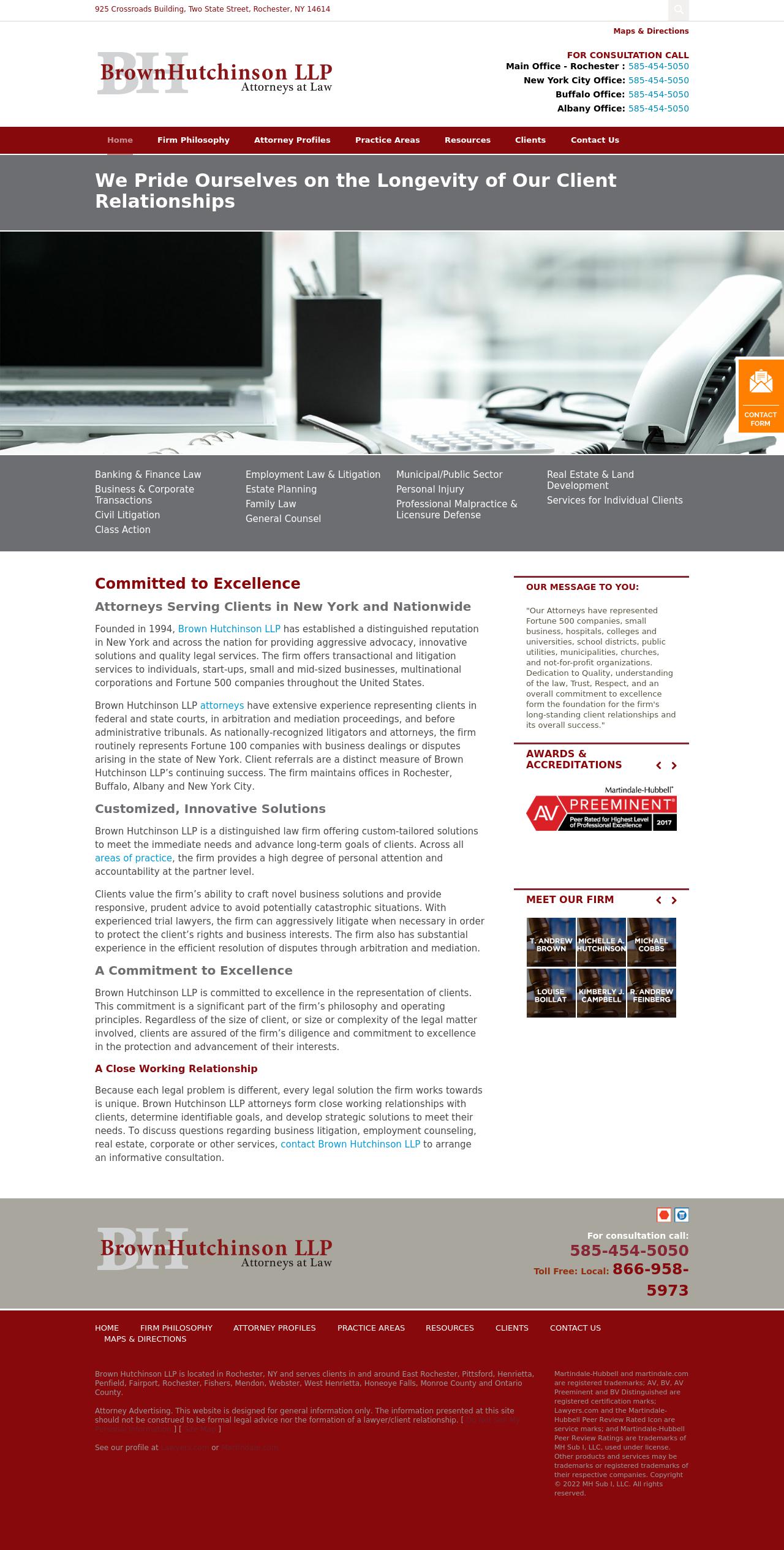 Brown Hutchinson LLP Rochester, NY Office