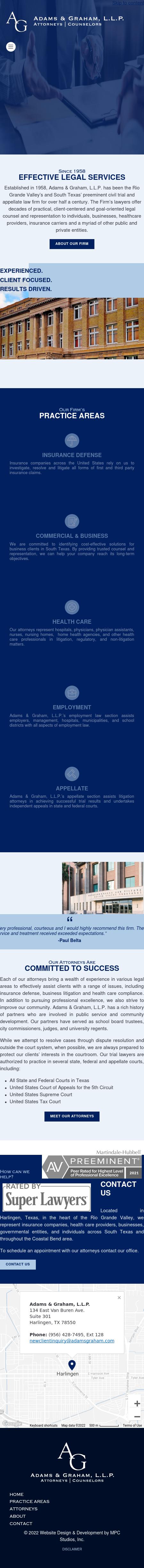 Adams & Graham, LLP Harlingen, TX Office