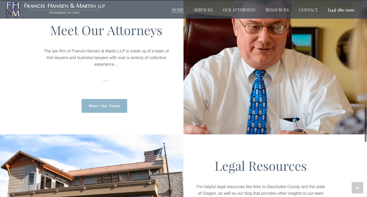 Francis Hansen & Martin LLP Bend, OR Office