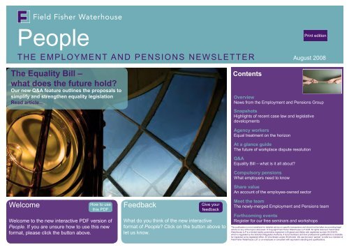 Fieldfisher LLP London, United Kingdom Office