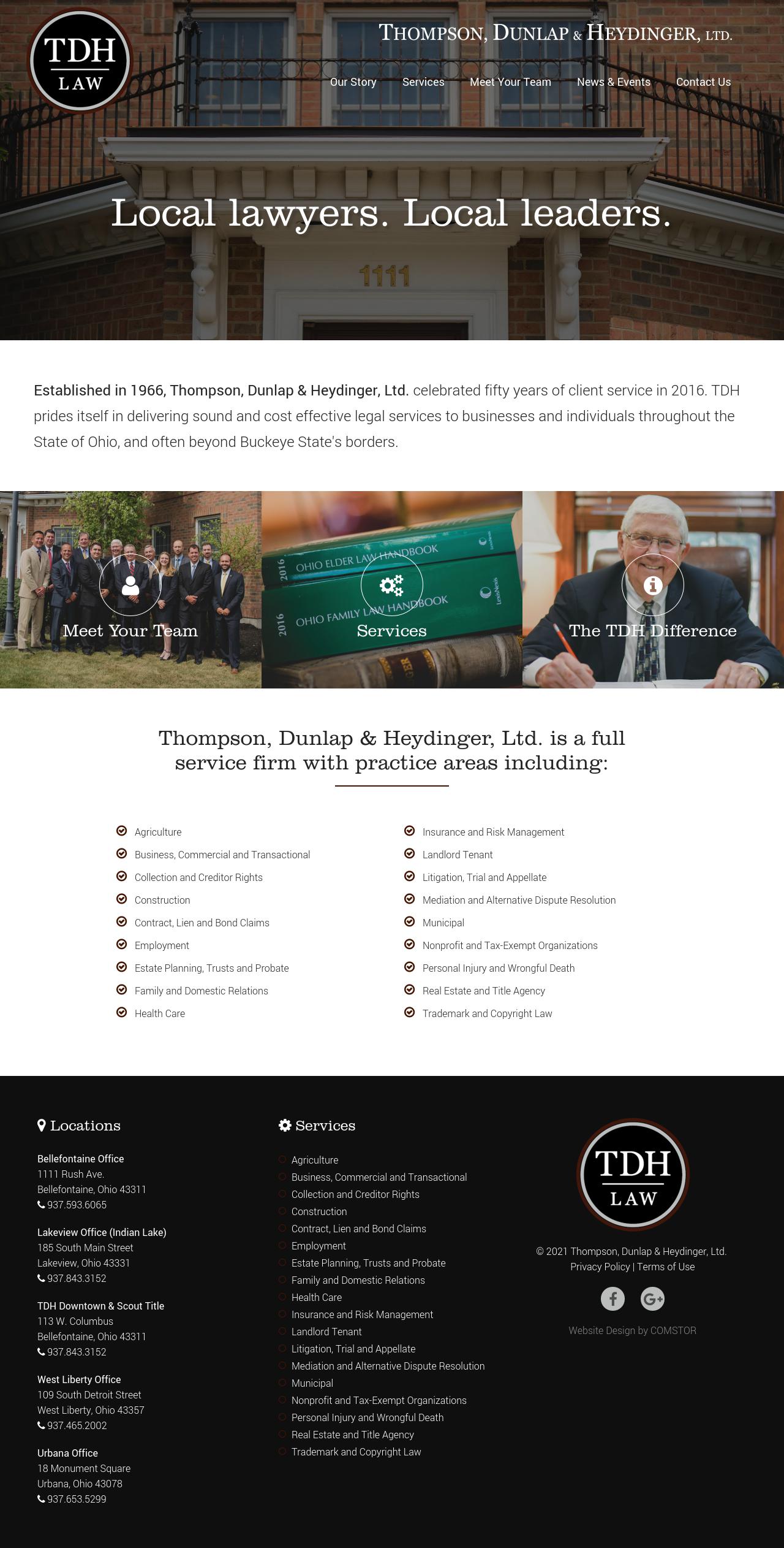 Thompson, Dunlap & Heydinger, LTD Bellefontaine, OH Office