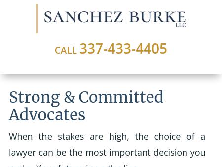 The Sanchez Law Firm, LLC Lake Charles, LA Office