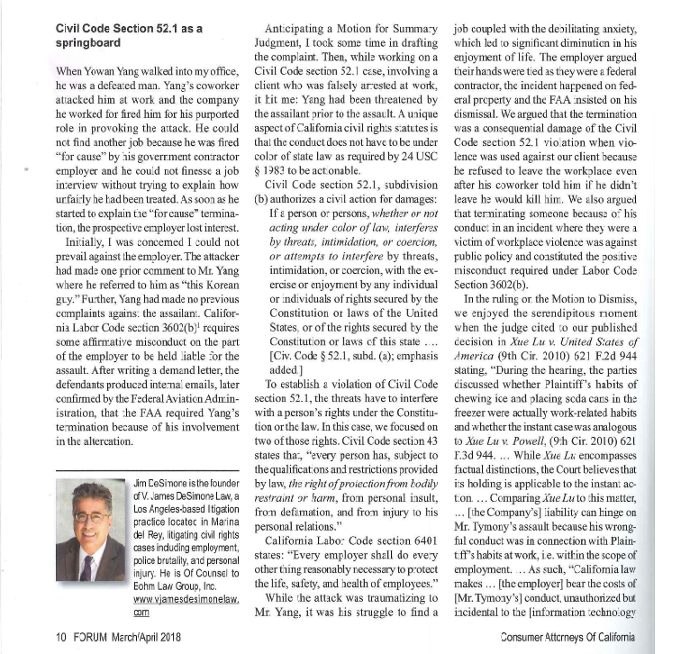 Bohm Law Group, Inc Marina del Rey, CA Office