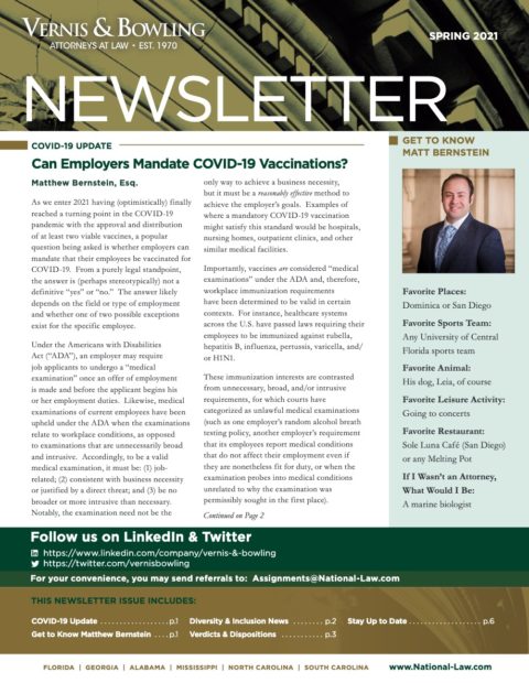 Vernis & Bowling Columbia, SC Office