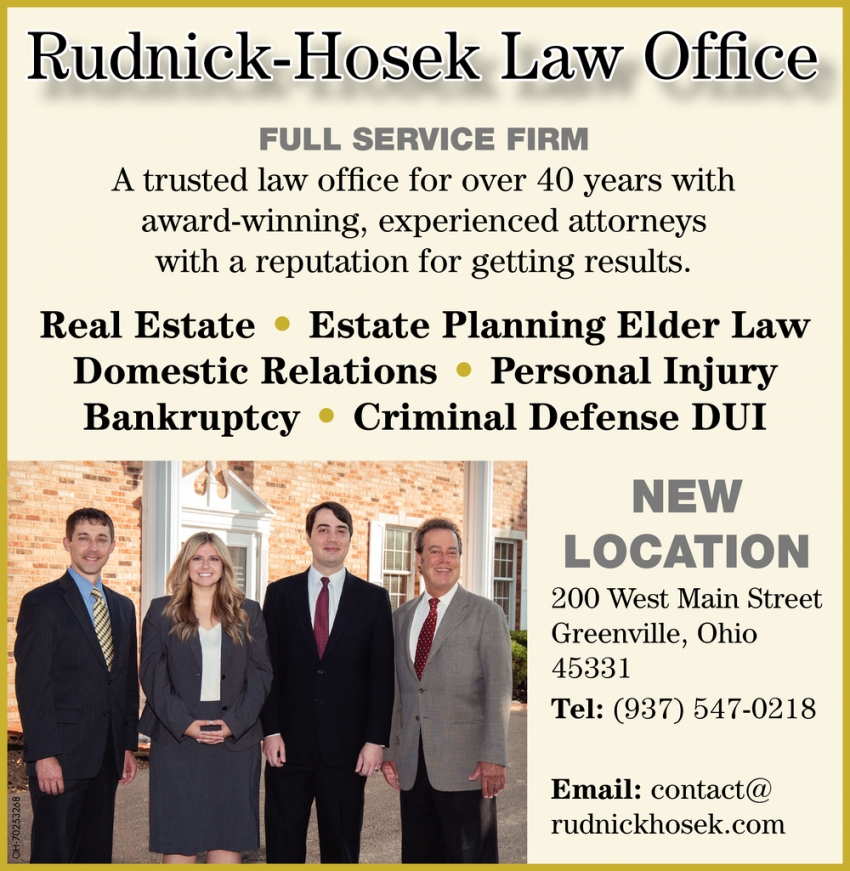 Hanes Law Group, Ltd Greenville, OH Office