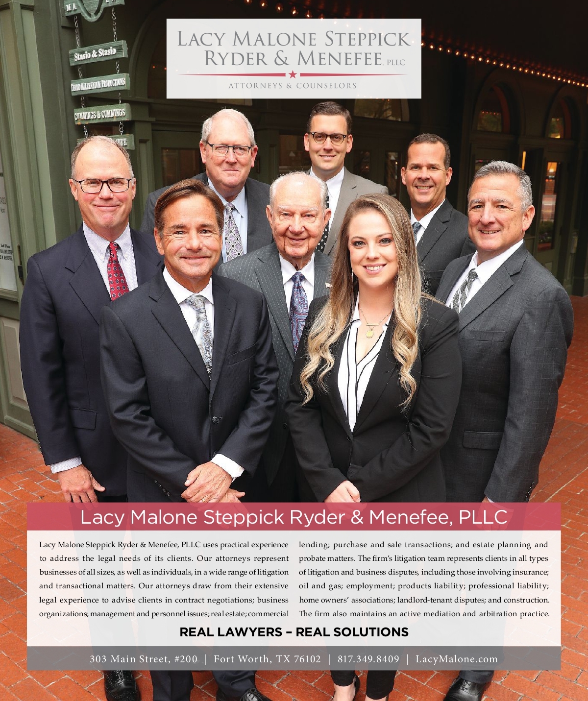 Lacy Malone Steppick Ryder & Menefee, PLLC Fort Worth,  Office