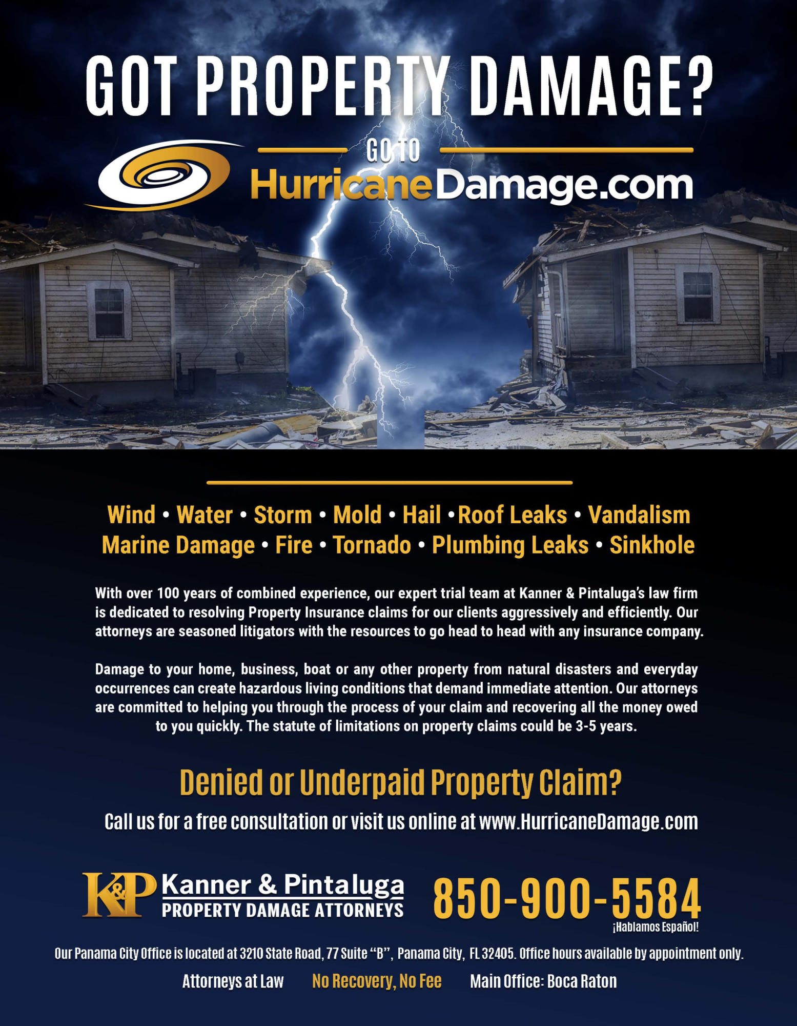 Kanner & Pintaluga Panama City, FL Office