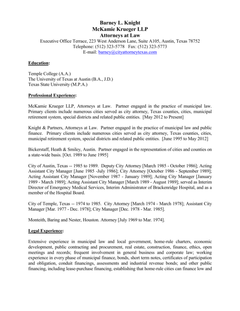 McKamie Krueger, LLP Austin, TX Office