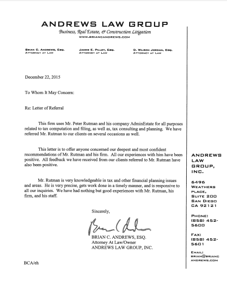 Andrews Law Group San Diego,  Office