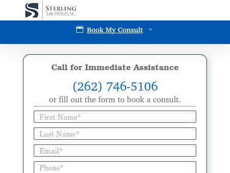 Sterling Lawyers, LLC Sheboygan, WI Office