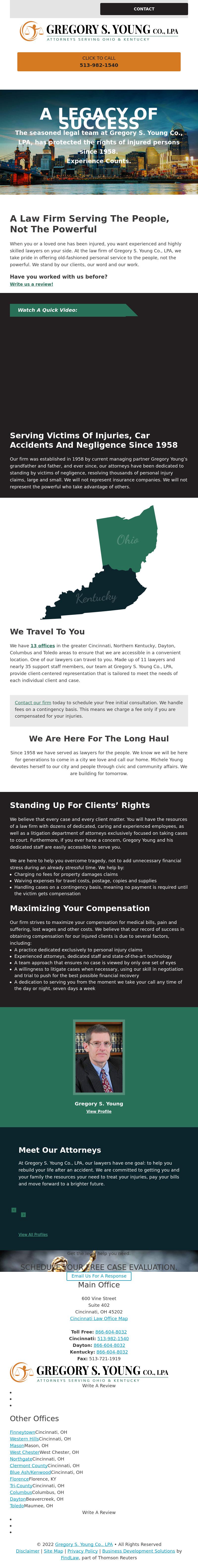 Gregory S. Young Co., LPA Cincinnati, OH Office