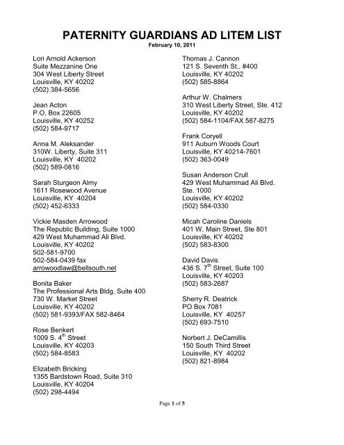 Aleksander Law Office, PLLC Louisville,  Office