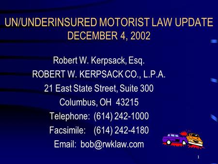 Robert W. Kerpsack Co., L.P.A Columbus, OH Office