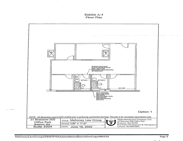 Mahoney Law Group Braintree,  Office