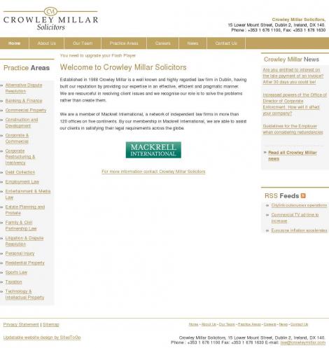 Crowley Millar Solicitors Dublin, Ireland Office