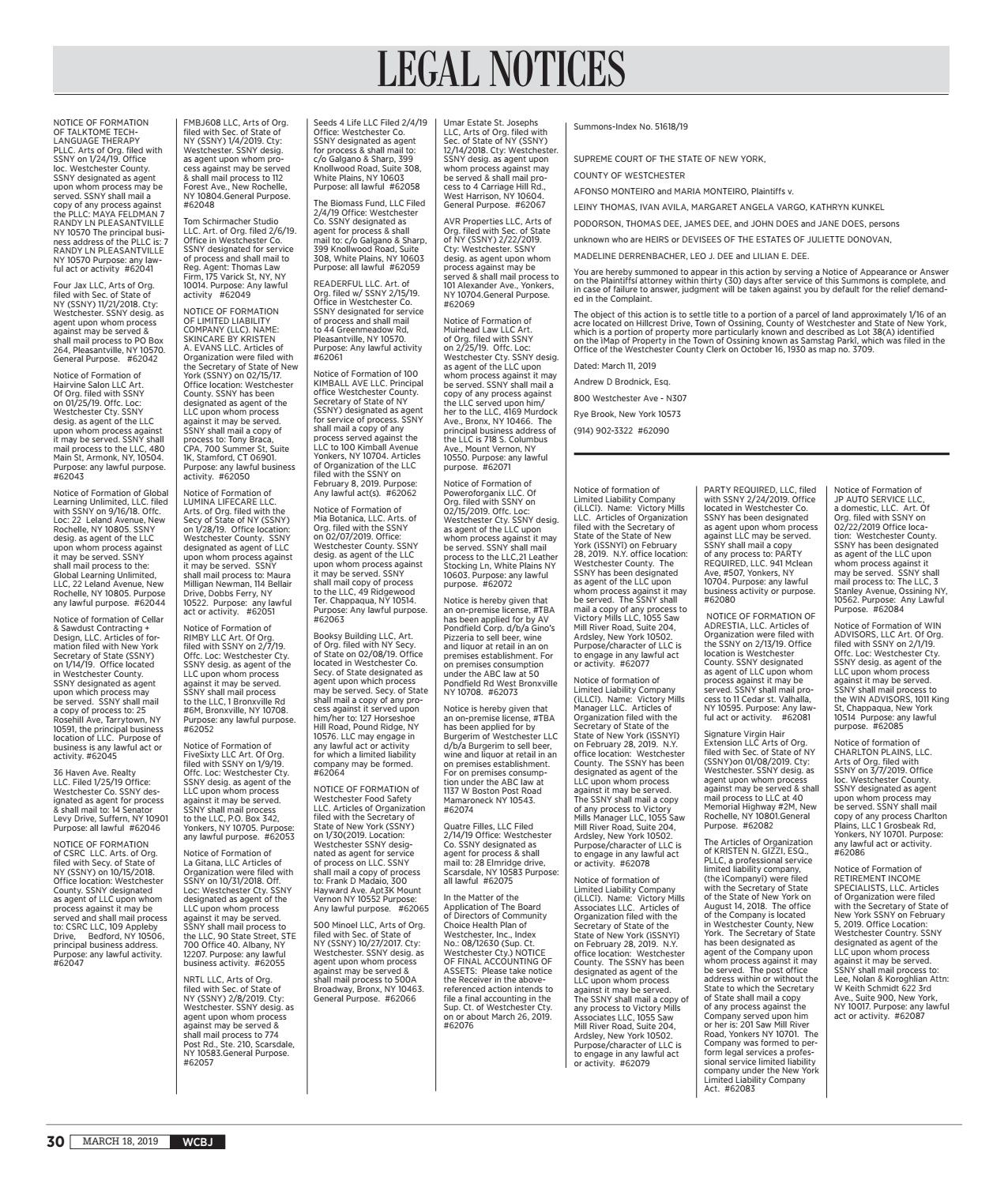 Andrew D. Brodnick, Esq New York City,  Office