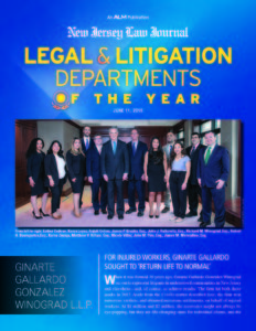 Ginarte, Gonzalez, & Winograd, LLP Newark, NJ Office