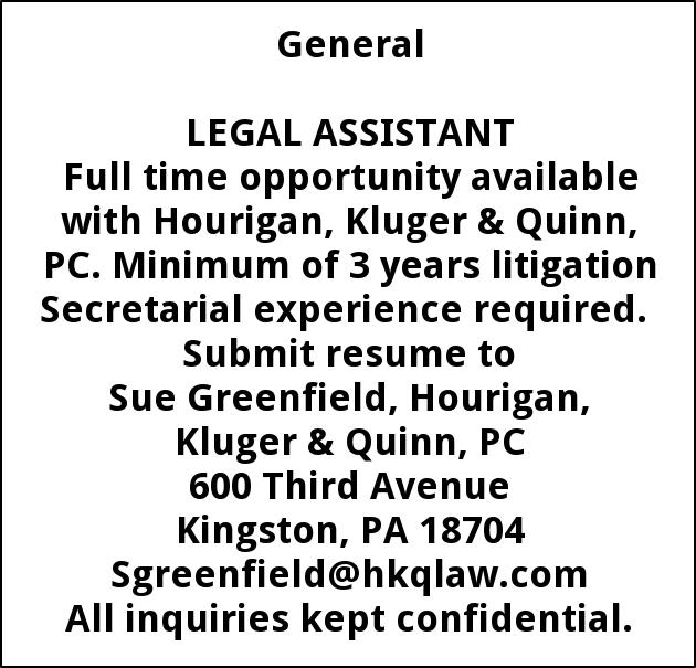 Hourigan, Kluger & Quinn Kingston, PA Office