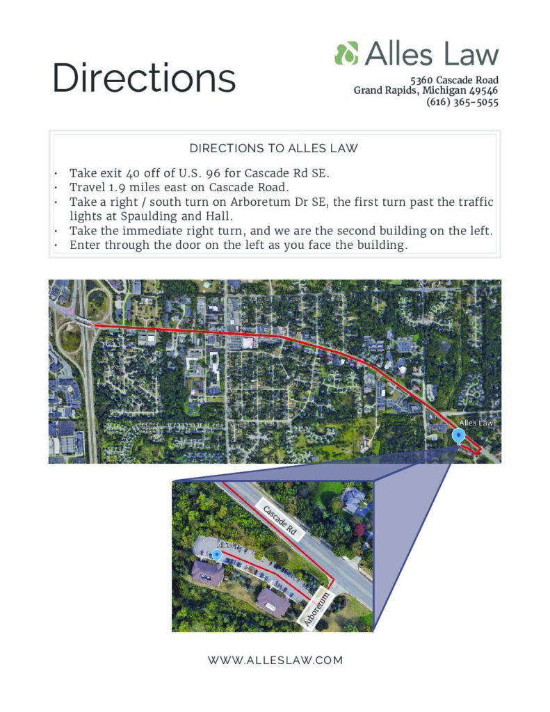 Alles Law Grand Rapids,  Office