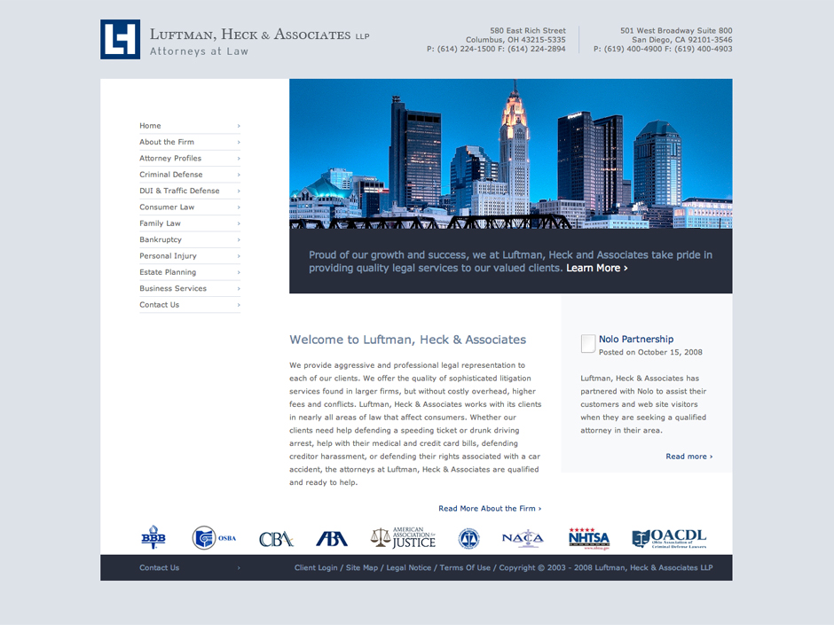 Luftman, Heck & Associates LLP San Diego, CA Office