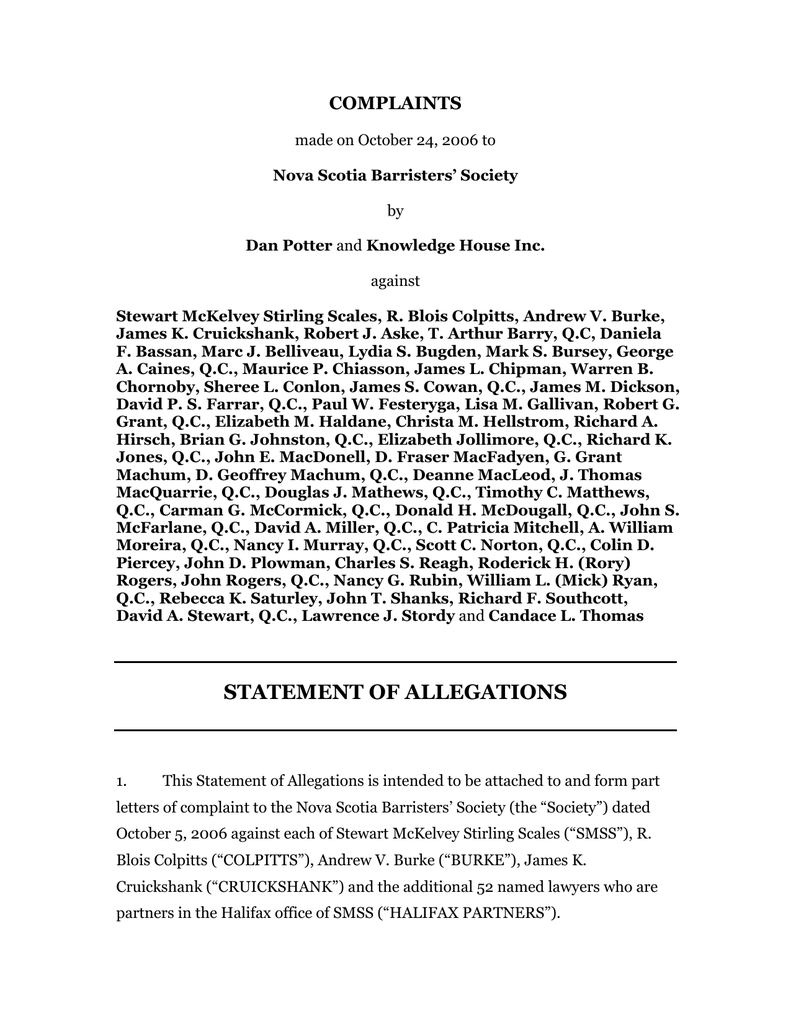 Stewart McKelvey Halifax, Canada Office