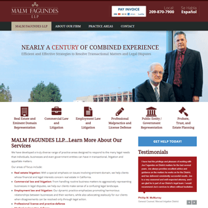 Malm Fagundes LLP Stockton,  Office