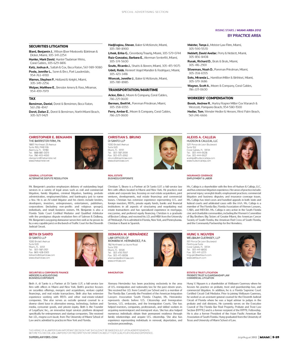 Hudson & Calleja, LLC Coral Gables,  Office