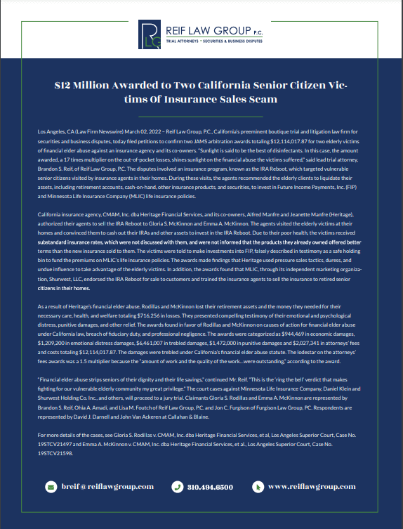 Reif Law Group, P.C Beverly Hills, CA Office