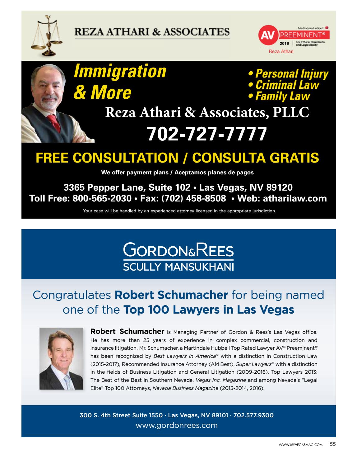 Reza Athari & Associates, PLLC Las Vegas, NV Office