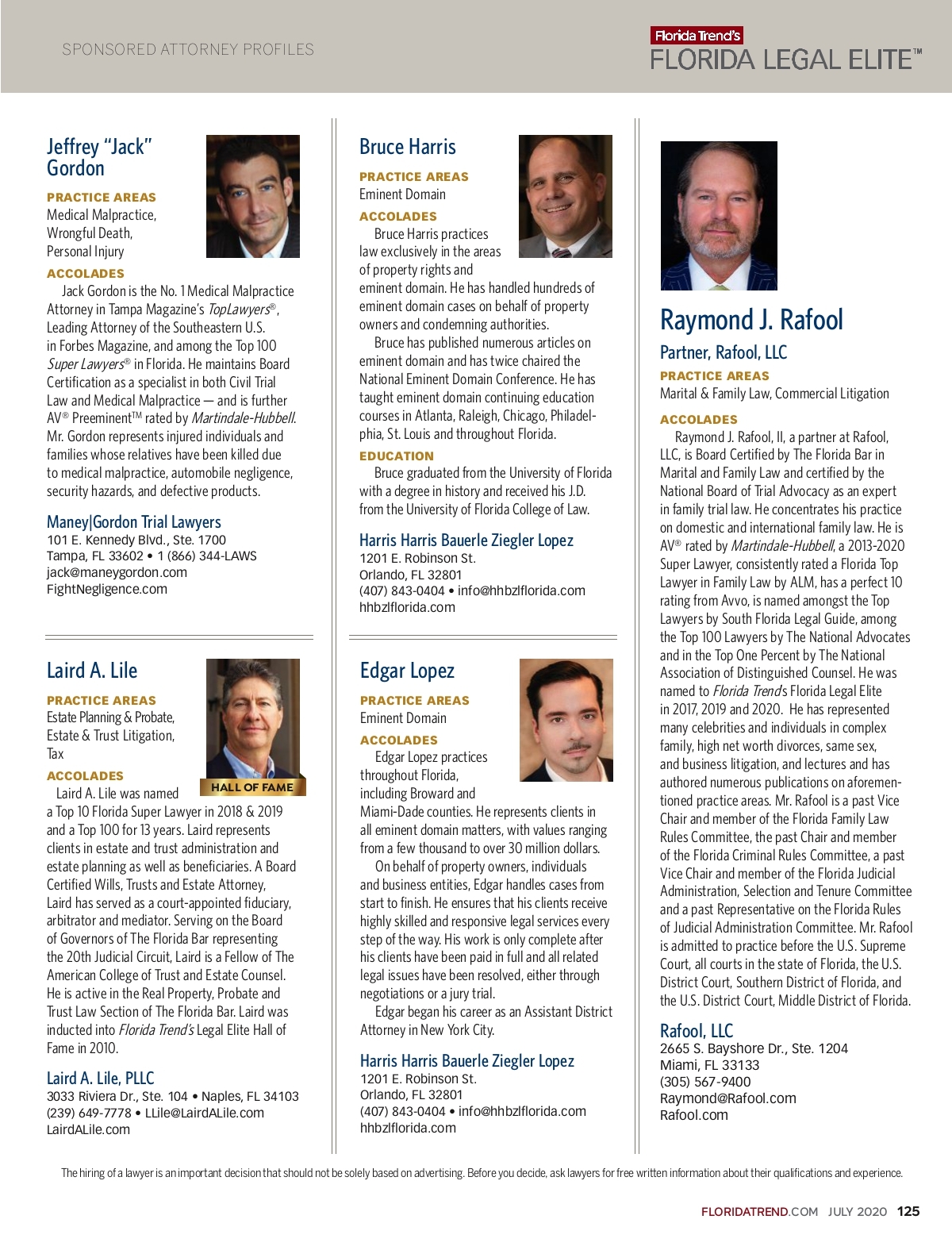 Harris Harris Bauerle Ziegler Lopez Orlando,  Office