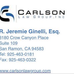 Carlson Law Group, Inc San Ramon, CA Office