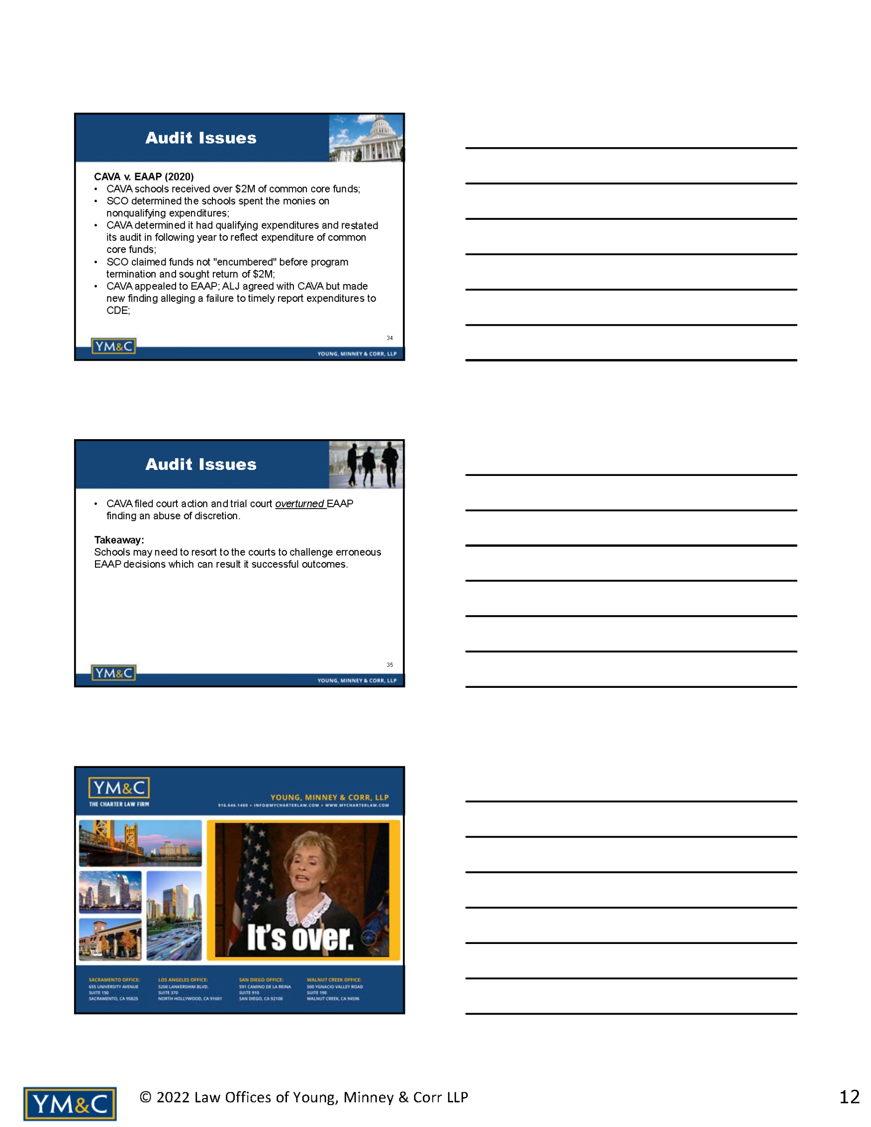 Young, Minney & Corr, LLP San Diego, CA Office