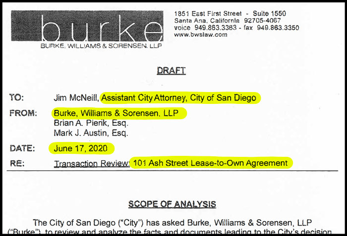 Burke, Williams & Sorensen, LLP Santa Ana, CA Office
