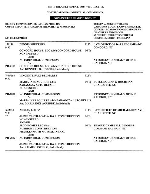 Campbell & Associates Gastonia, NC Office