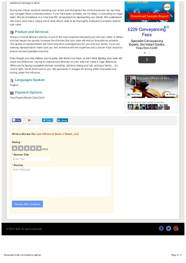 The Law Offices of Kevin J. Roach, LLC Saint Louis, MO Office