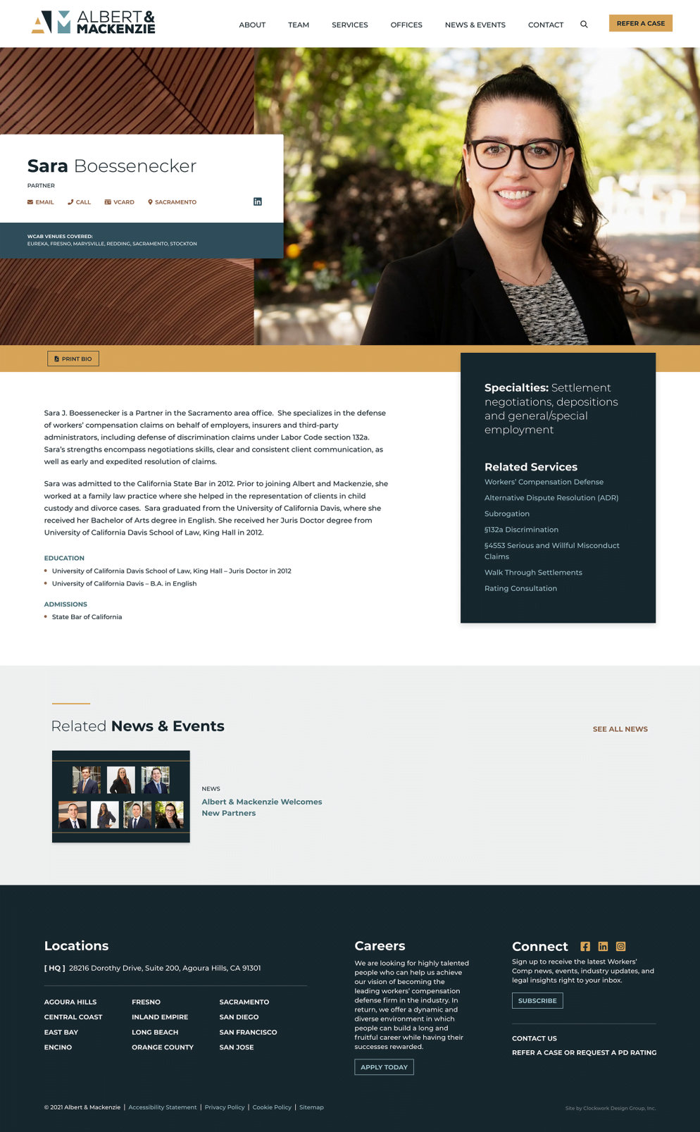 Albert & Mackenzie Agoura Hills, CA Office