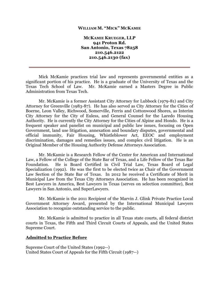 McKamie Krueger, LLP San Antonio, TX Office