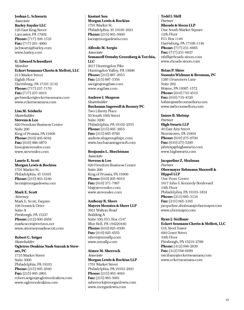 Barley Snyder LLP Harrisburg, PA Office