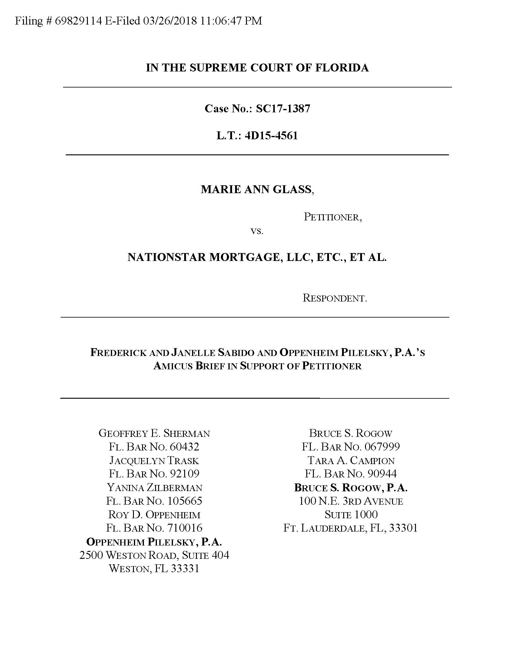Oppenheim Law Weston, FL Office