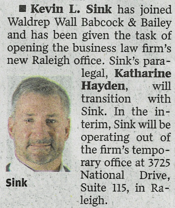 Waldrep Wall Babcock & Bailey PLLC Winston Salem,  Office