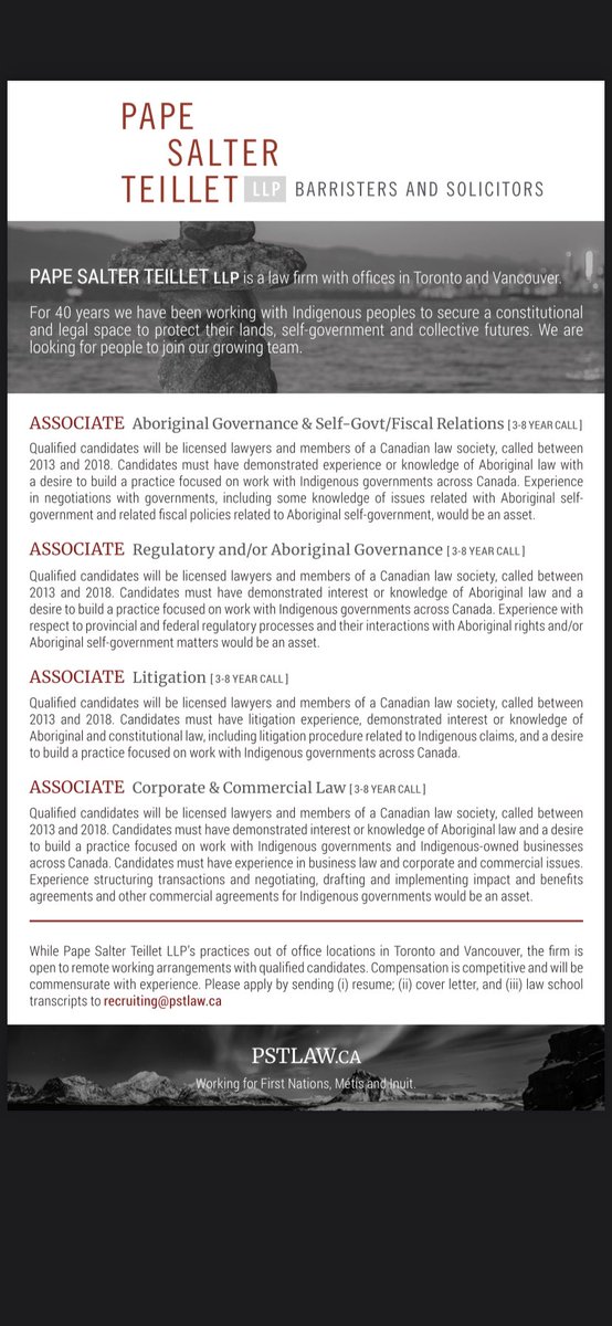 Pape Salter Teillet LLP Toronto, Canada Office