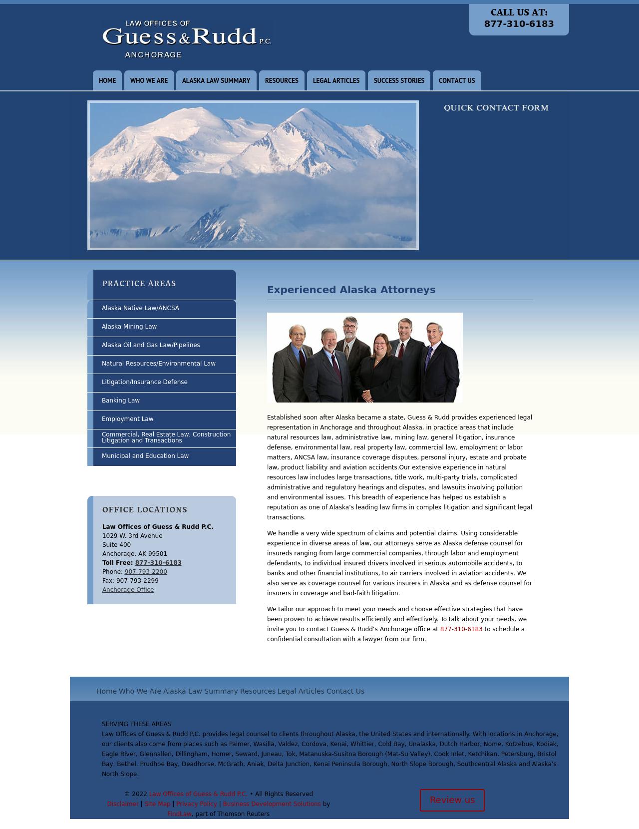Law Offices of Guess & Rudd P.C Anchorage, AK Office