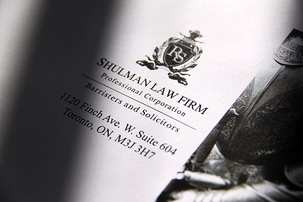 Shulman Law Firm Professional Corporation Toronto, Canada Office