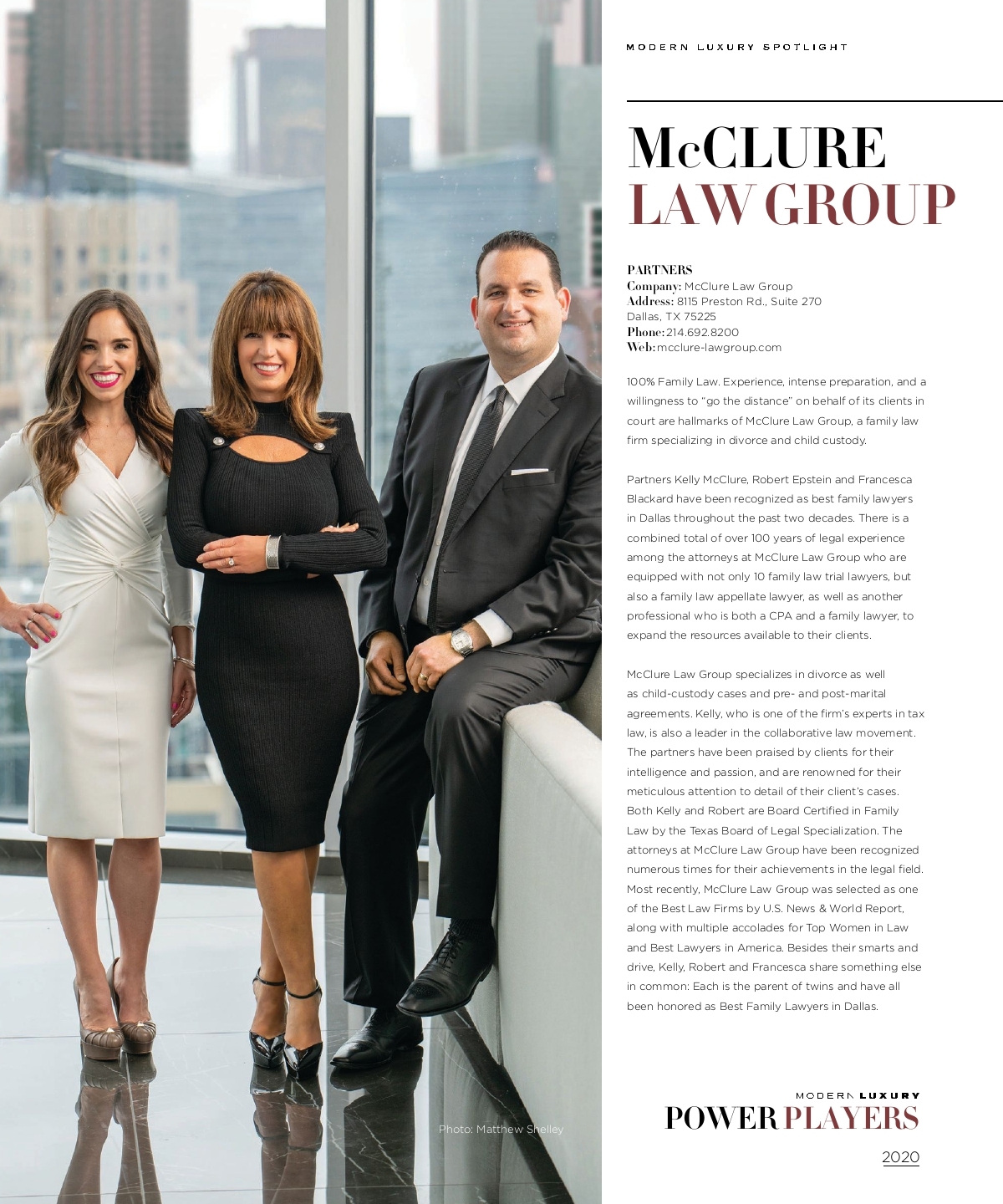 McClure Law Group Dallas, TX Office