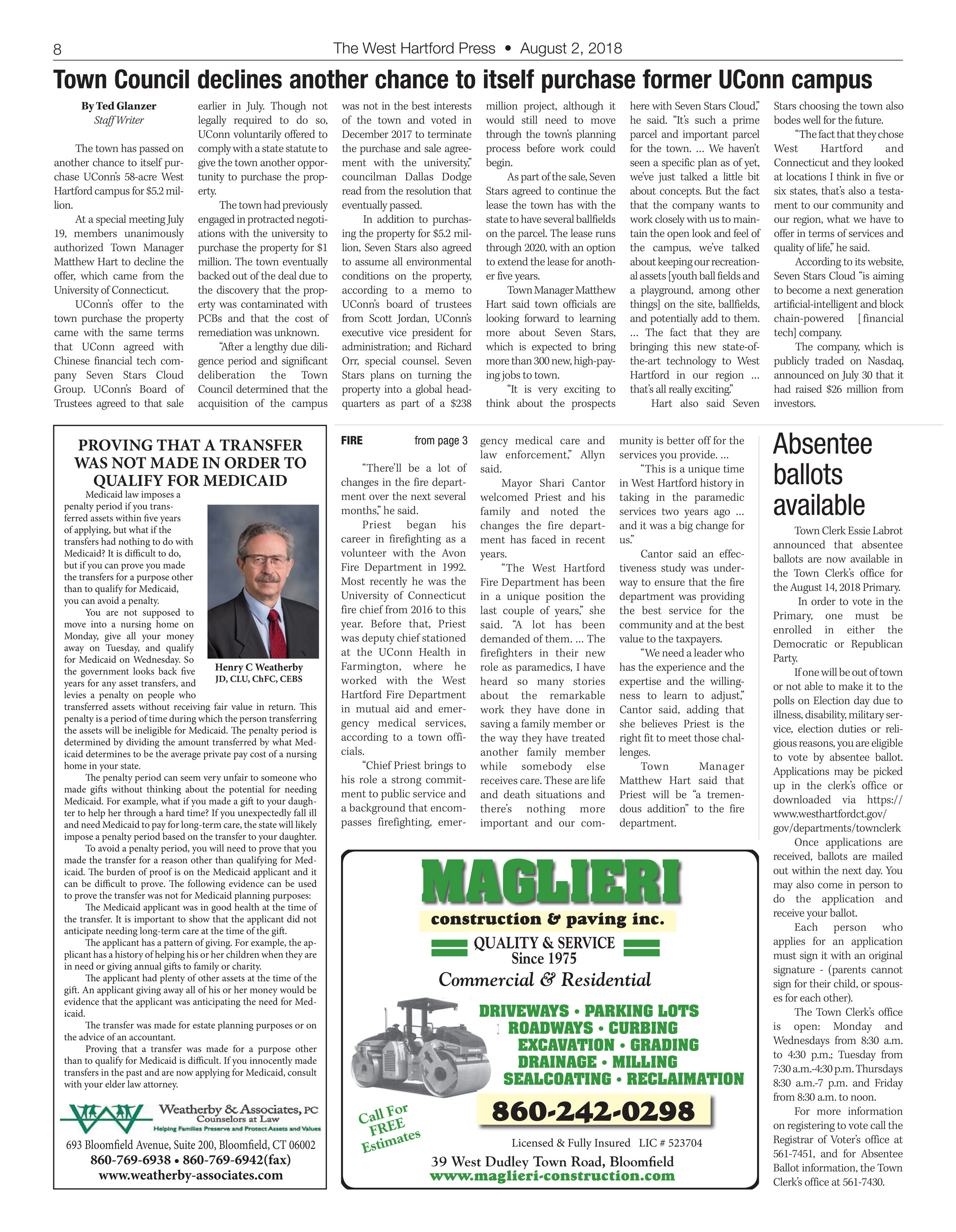 Weatherby & Associates, PC Bloomfield, CT Office