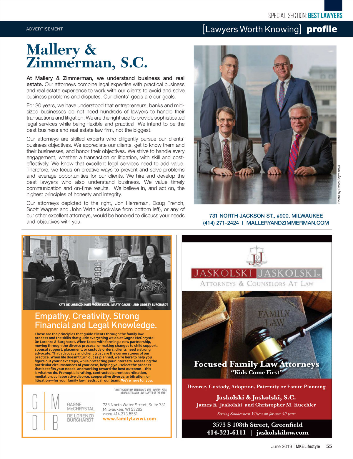 Albrecht Backer Labor & Employment Law, S.C Milwaukee, WI Office