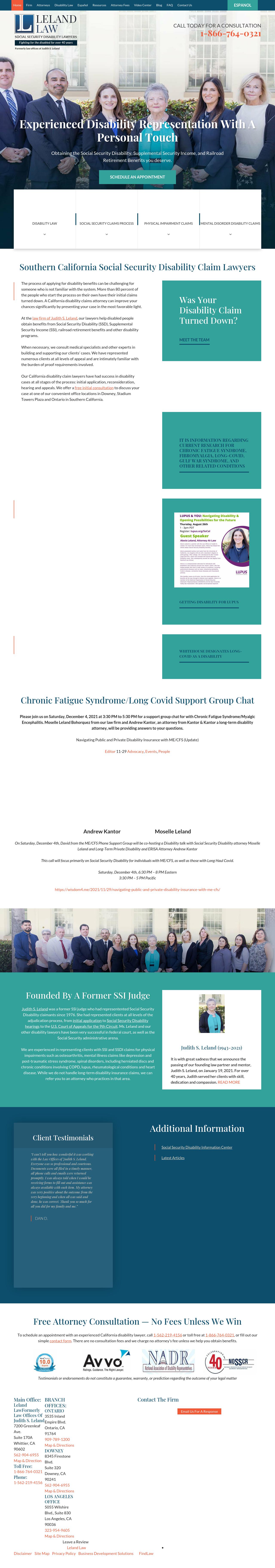 Law Offices of Judith S. Leland, APLC Downey, CA Office